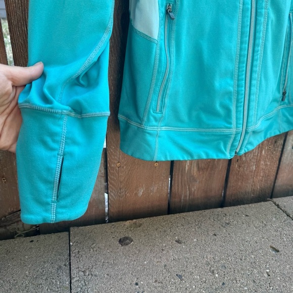 TANGERINE Women's Teal Full Zip Mesh Athletic Jacket Sweatshirt Size Large - Picture 4 of 12